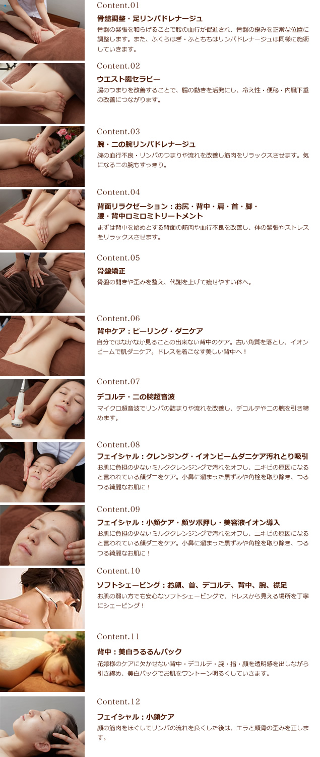 露出箇所全てカバー!徹底ケアの充実1Day